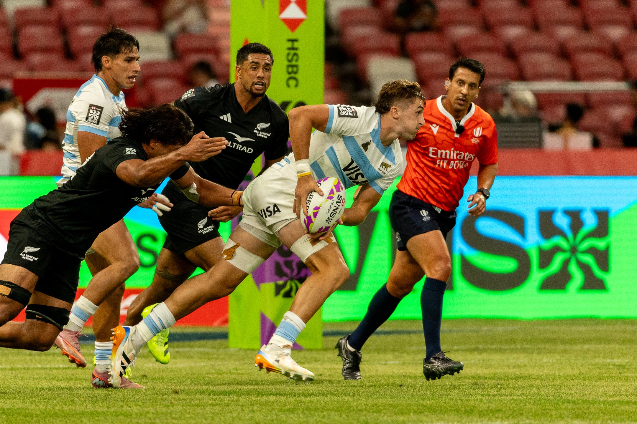 Rugby: Los Pumas 7´ superaron a Nueva Zelanda y jugaran por el quinto puesto en Vancouver