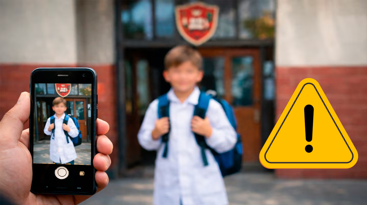 Vuelta a clase: el peligro de subir a las redes sociales fotos de los chicos con el uniforme escolar