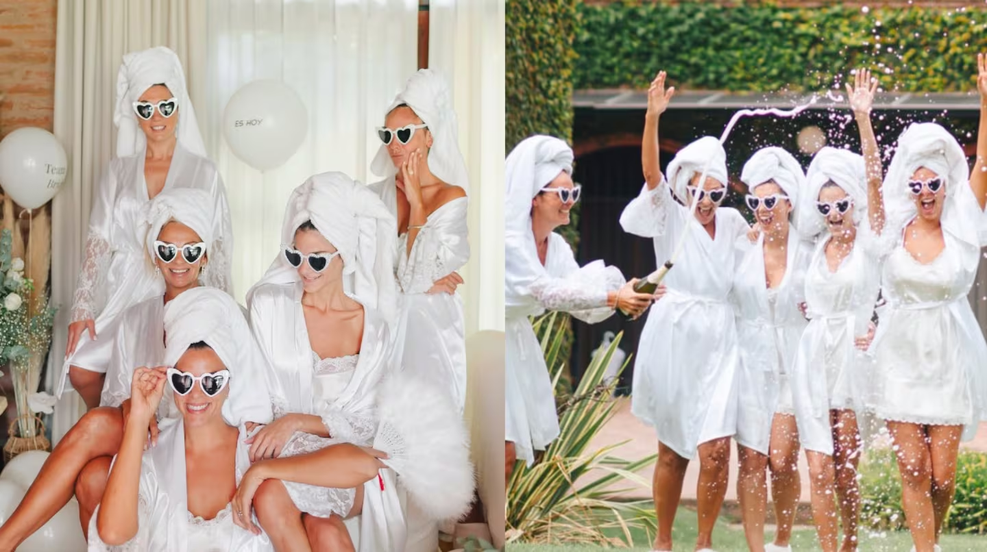 Las fotos de la previa del casamiento de Emily Lucius y Rodrigo Valladares Macri